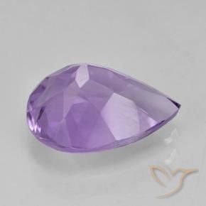 2.17克拉天然紫水晶，梨形，VVS-VS