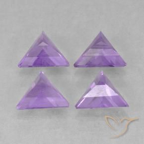 2.25克拉天然紫水晶，胖三角形，VS