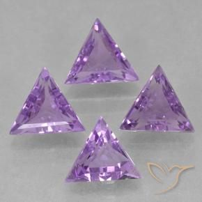 2.46克拉天然紫水晶，胖三角形，VS