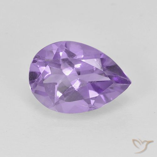 1.67ct 天然 中紫 紫水晶, 梨形, VS