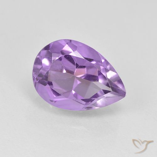 1.99ct 天然 中紫 紫水晶, 梨形, VVS-VS