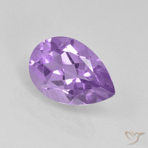 1.90克拉天然紫水晶，梨形，VVS-VS