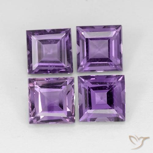 1.80克拉天然紫水晶，正方形，VVS