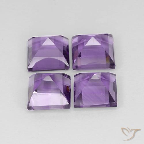 4.53克拉天然紫水晶，正方形，VS