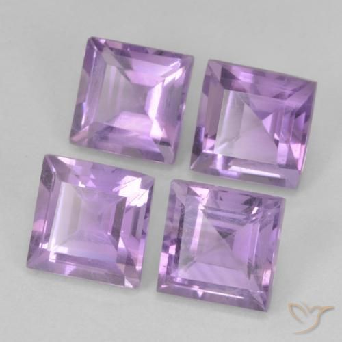 4.65克拉天然紫水晶，正方形，VS