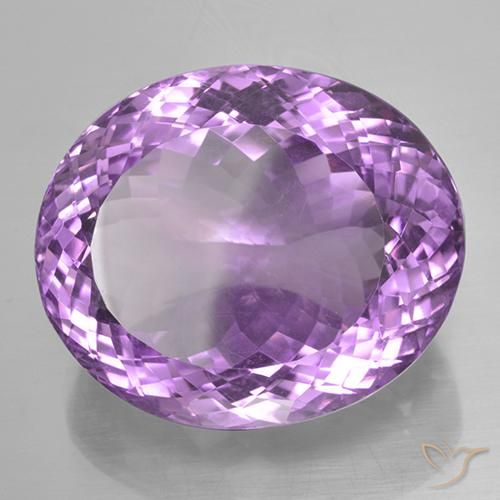 44.98克拉天然紫水晶，椭圆形，VVS