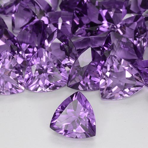 2.12克拉天然紫水晶，胖三角形，VVS-VS