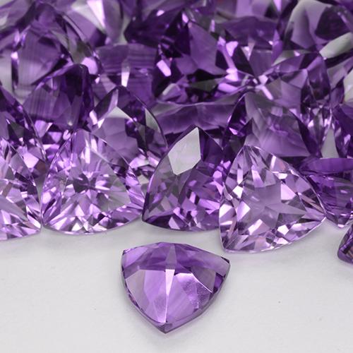 2.12克拉天然紫水晶，胖三角形，VVS-VS