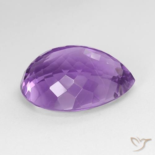 21.49克拉天然紫水晶，梨形，VVS