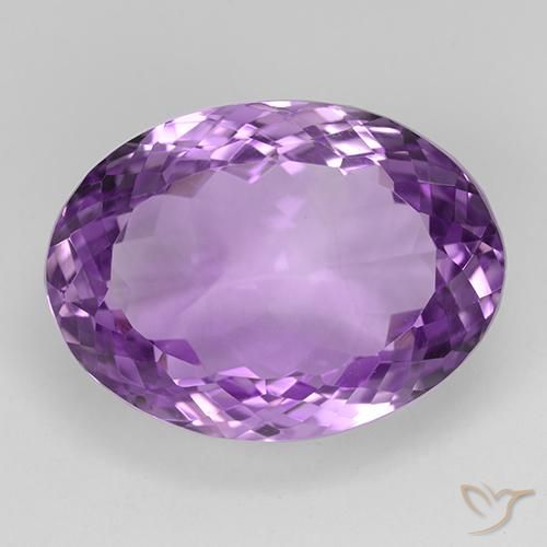 30.78ct 天然 中等紫罗兰色 紫水晶, 椭圆形, IF