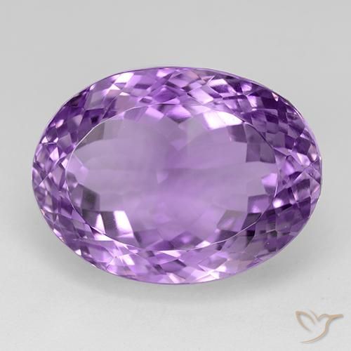 33.57ct 天然 紫色紫罗兰色 紫水晶, 椭圆形, IF