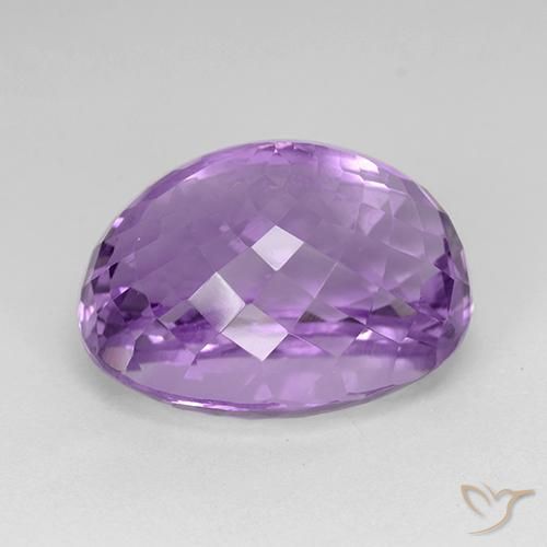 25.80克拉天然紫水晶，椭圆形，IF