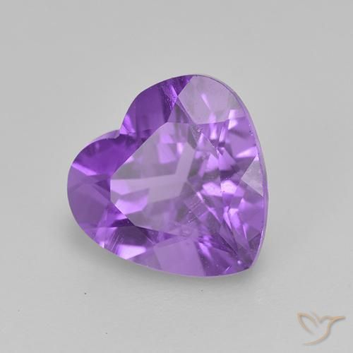 1.77克拉天然紫水晶，心形，VS