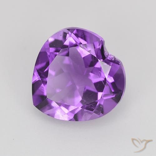 1.44克拉天然紫水晶，心形，VS