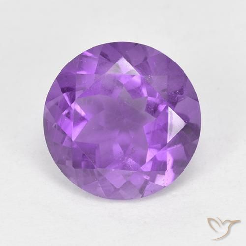1.76克拉天然紫水晶，圆形的，VS