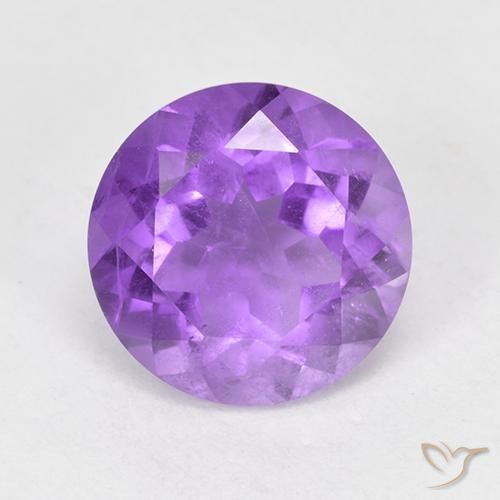 1.78ct 天然 中紫 紫水晶, 圆形的, VS
