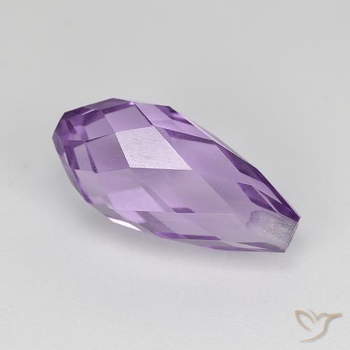 3.42克拉天然紫水晶，泪滴形，VS
