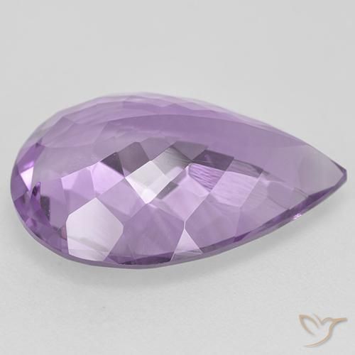 7.98克拉天然紫水晶，梨形，VVS-VS