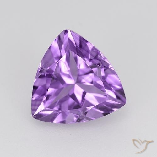 1.64ct 天然 中紫 紫水晶, 胖三角形, VVS-VS
