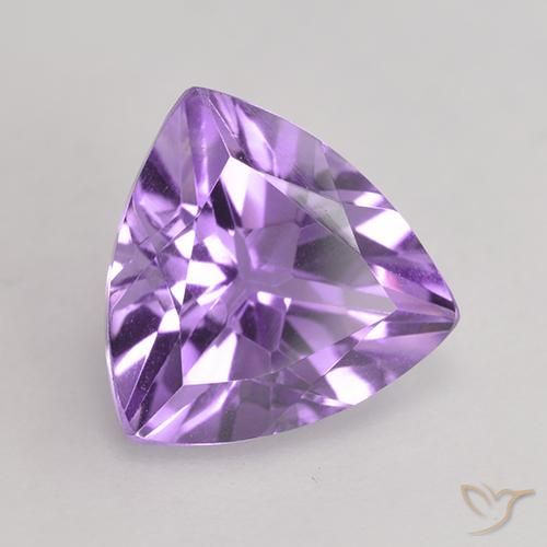 2.34克拉天然紫水晶，胖三角形，VVS-VS