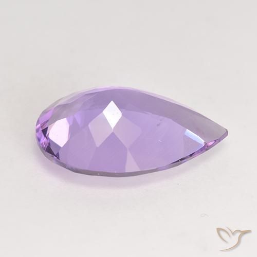 4.46克拉天然紫水晶，梨形，VVS-VS