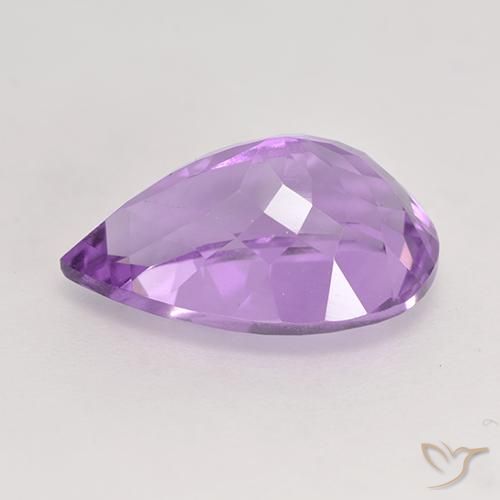 5.48克拉天然紫水晶，梨形，VVS-VS