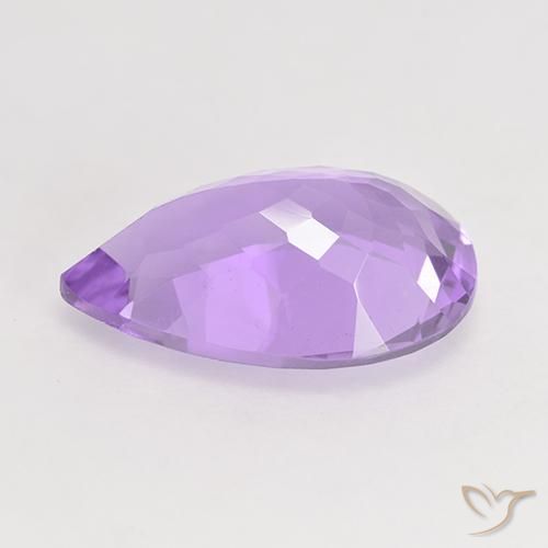 4.87克拉天然紫水晶，梨形，VVS-VS