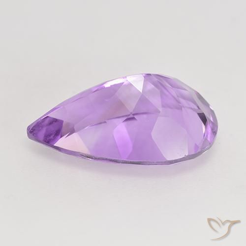 5.07克拉天然紫水晶，梨形，VVS-VS