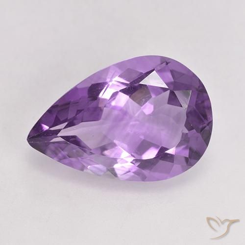 4.74克拉天然紫水晶，梨形，VVS-VS