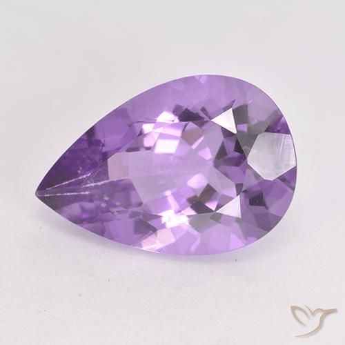 4.82克拉天然紫水晶，梨形，VVS-VS