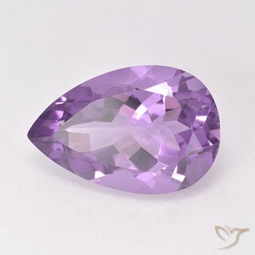 4.94克拉天然紫水晶，梨形，VVS-VS