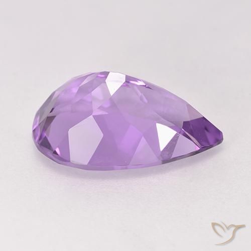 4.94克拉天然紫水晶，梨形，VVS-VS