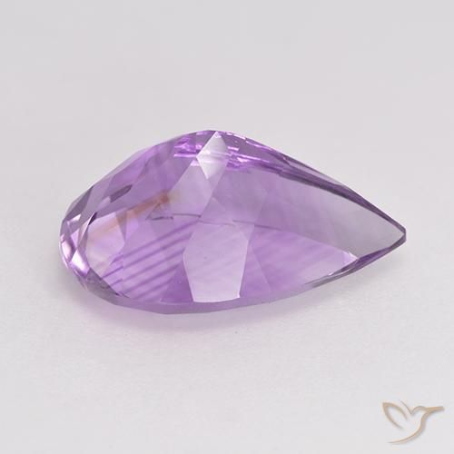 4.77克拉天然紫水晶，梨形，VS
