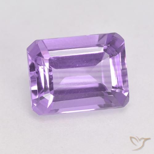 2.18ct 天然 中紫 紫水晶, 祖母绿式切割, VVS-VS