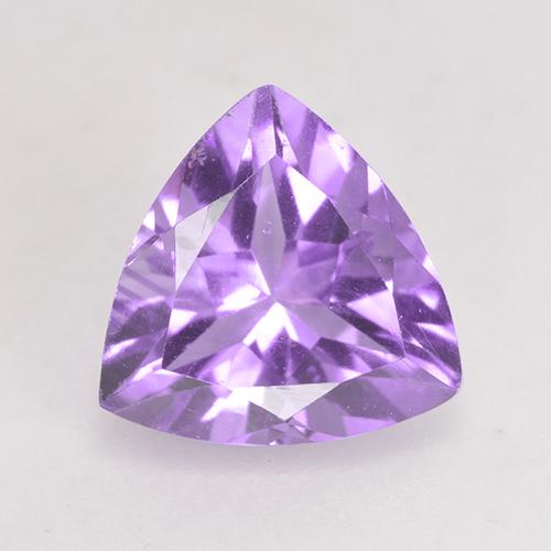1.59克拉天然紫罗兰色紫水晶，三角形，8.2×8.1毫米，VS