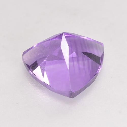1.59克拉天然紫罗兰色紫水晶，三角形，8.2×8.1毫米，VS