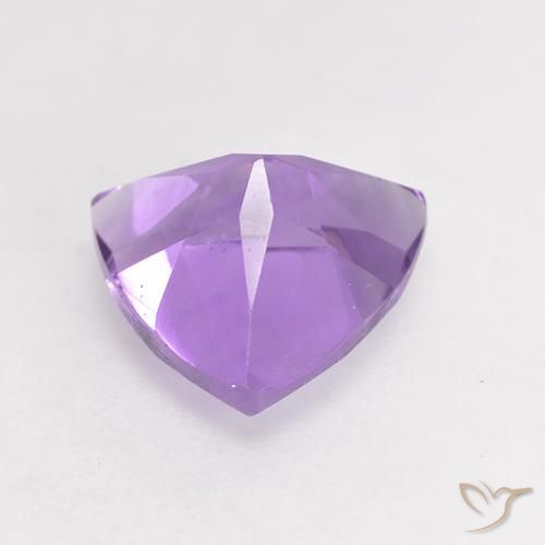 1.52克拉天然紫水晶，胖三角形，VS
