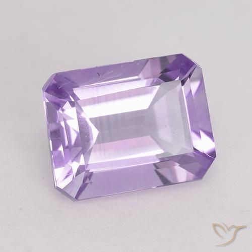 2.18ct 天然 中紫 紫水晶, 祖母绿式切割, VS