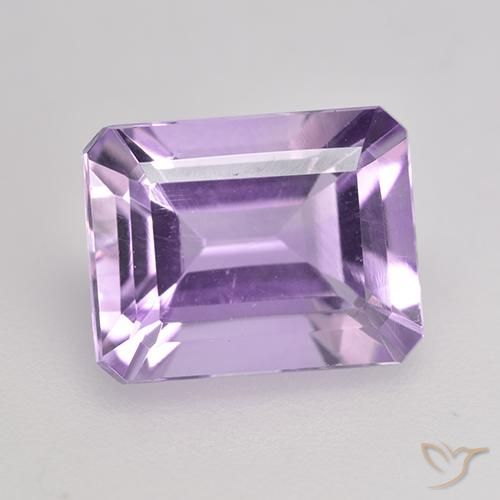2.31ct 天然 中浅紫色 紫水晶, 祖母绿式切割, VS