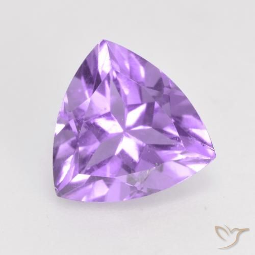 1.63ct 天然 中紫 紫水晶, 胖三角形, VS