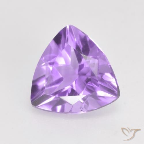 1.60ct 天然 中紫 紫水晶, 胖三角形, VVS-VS