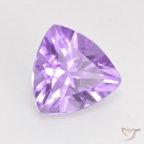 1.60克拉天然紫水晶，胖三角形，VVS-VS
