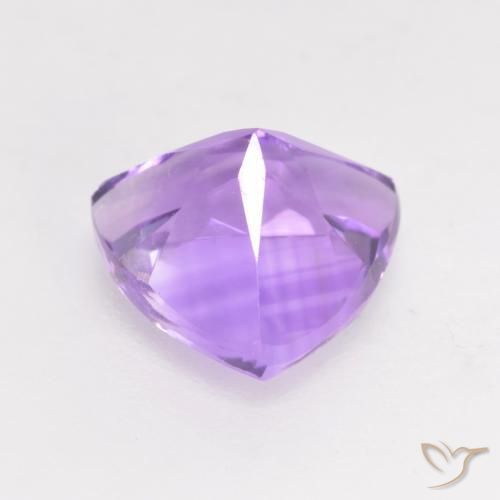 1.60克拉天然紫水晶，胖三角形，VVS-VS