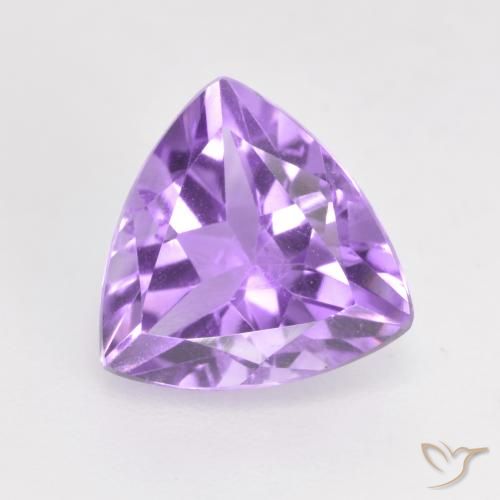 1.69ct 天然 深鸢尾紫 紫水晶, 胖三角形, VVS-VS