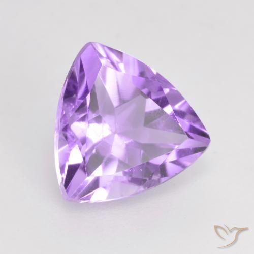 1.69克拉天然紫水晶，胖三角形，VVS-VS