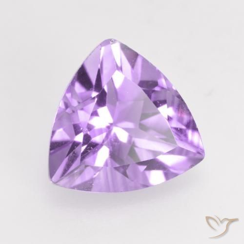 1.58克拉天然紫水晶，胖三角形，VS