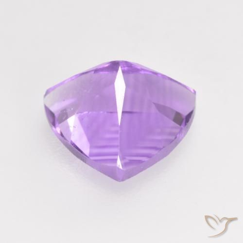 1.58克拉天然紫水晶，胖三角形，VS