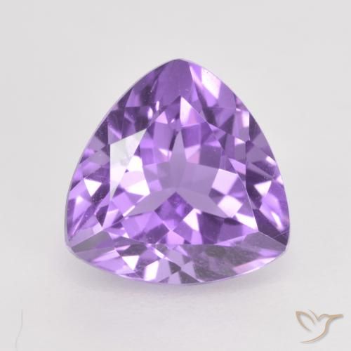 1.86ct 天然 中紫 紫水晶, 胖三角形, VS