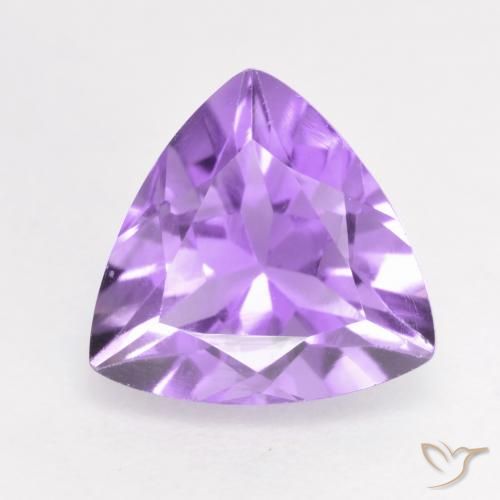 1.64克拉天然紫水晶，胖三角形，VS