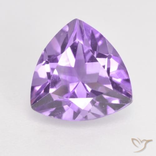 1.67ct 天然 鸢尾紫 紫水晶, 胖三角形, VS